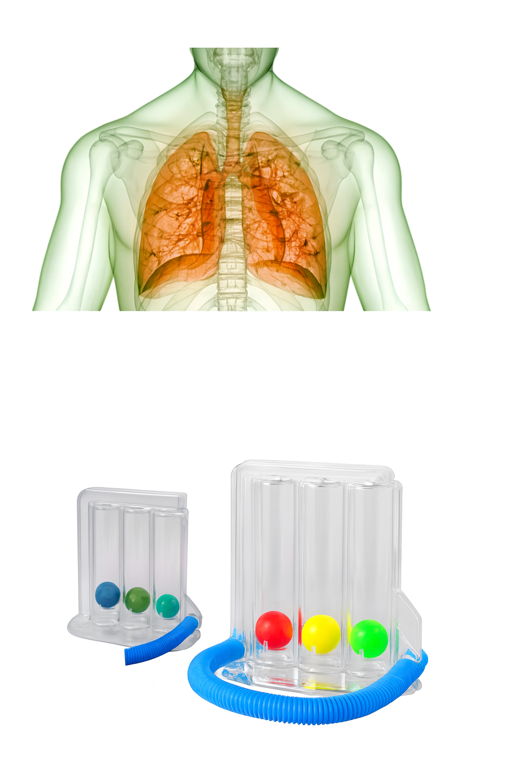 PROFESJONALNY SPIROMETR TRENINGOWY DO ĆWICZEŃ PŁUC I POPRAWY WYDOLNOŚCI